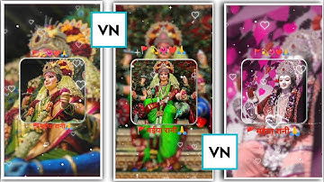 Bhojpuri Navratri Special Status Video Editing Tutorial Vnapp l Durga Puja Video Editing l