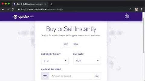 How to BUY Cryptocurrency using Instant Buy/Sell on Quidax