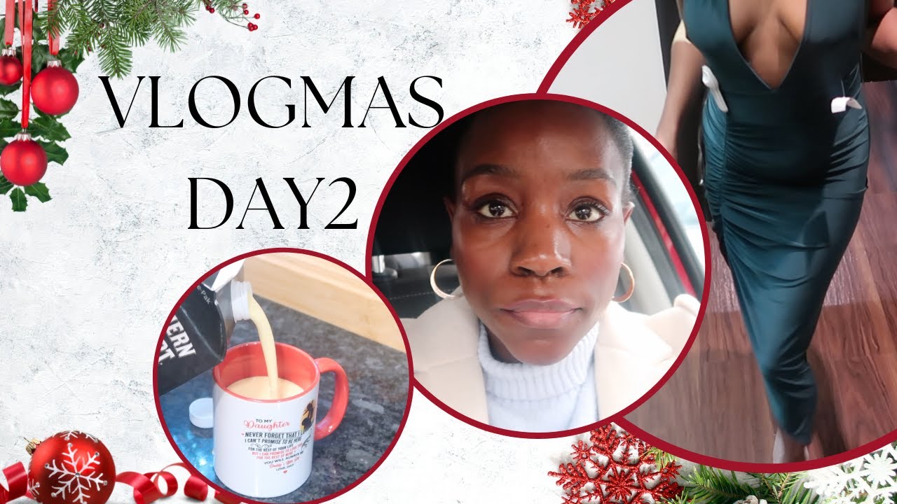 Vlogmas day 2: Shopping for a Christmas Party Outfit, Grocery Stock, Finally Clean Makeup Brushes