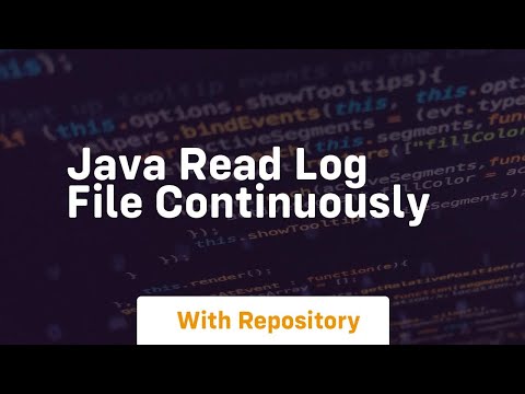 java read log
