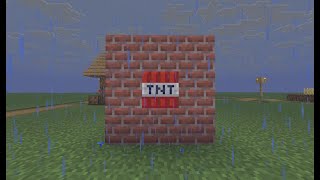🔴Minecraft - TNT village live  #minecraft #shorts