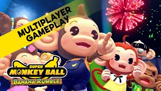 Super Monkey Ball Banana Rumble - Multiplayer Battle Mode Gameplay