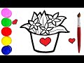 Blumen Zeichnen und Malen für Kinder