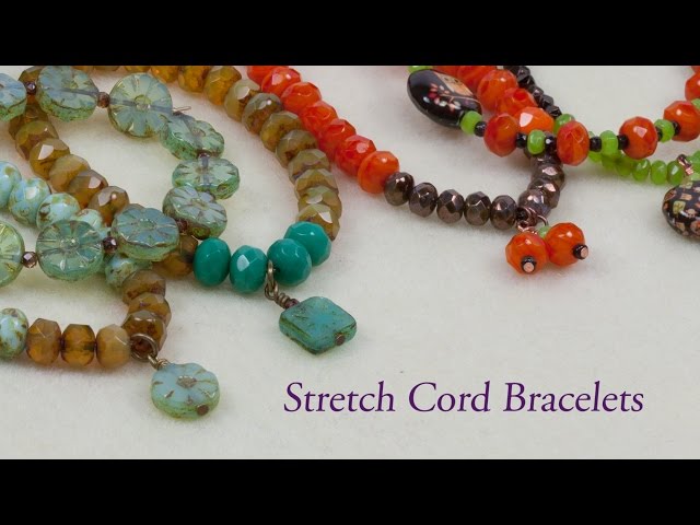 How to Use the Beadalon Elastic Cord Needle and Make a Stretch Bracelet 