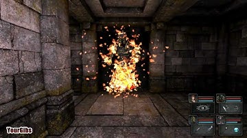 Legend of Grimrock [30] Level 6: Trapped 5/5 - Pit Puzzle, Full Helmet, Crown of Kings