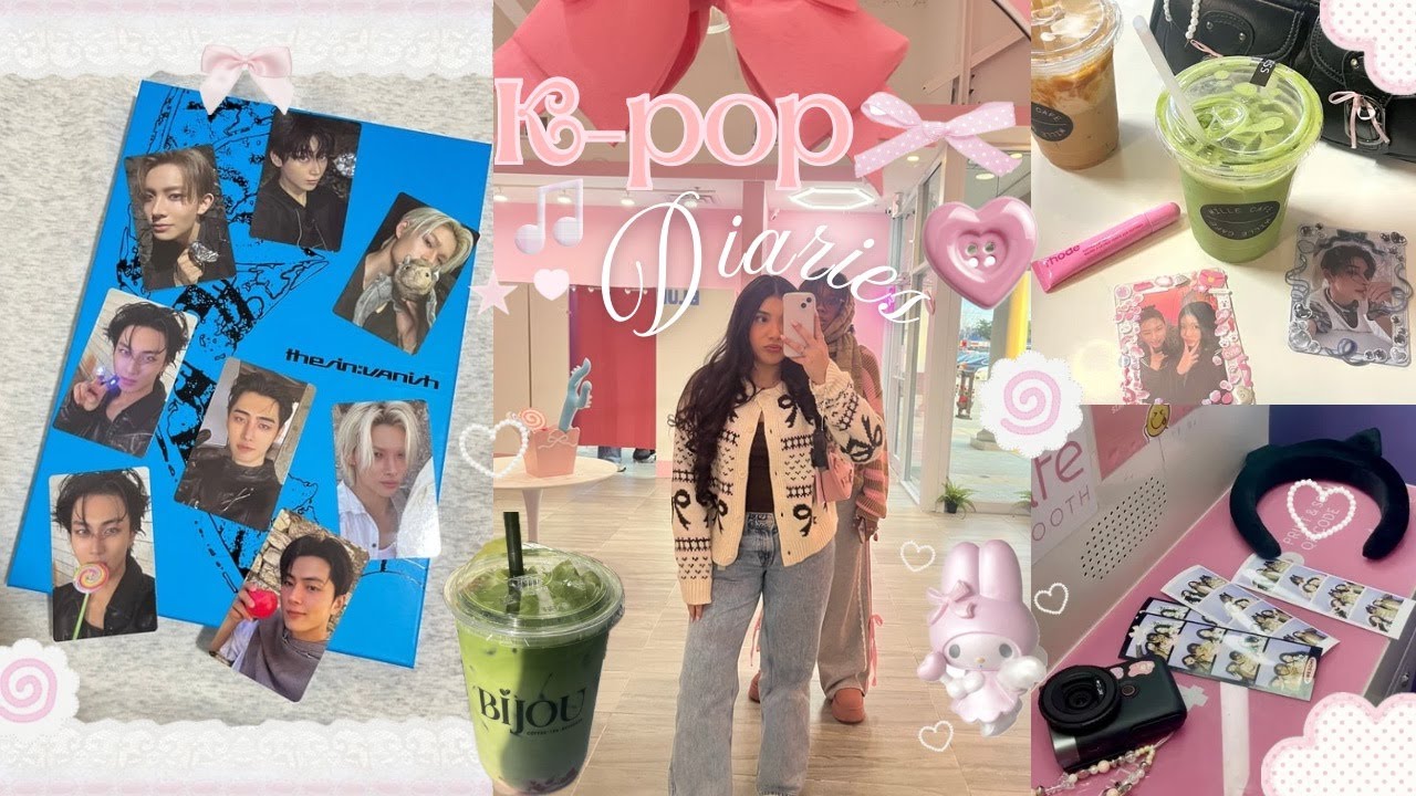 kpop diaries 🎀 Возвращение enhypen, распаковка альбомов, фотобудки, встречи с друзьями