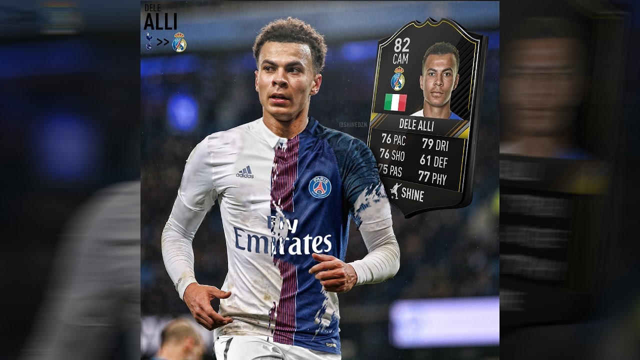 DELE ALLI TO REAL/PSG? | FIFA 17 Ultimat Team | Photoshop Speedart - YouTube