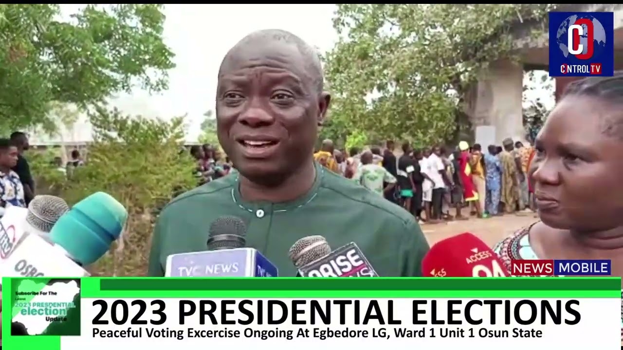 Peaceful Voting Excercise Ongoing At Egbedore LG, Ward 1 Unit 1 Osun State