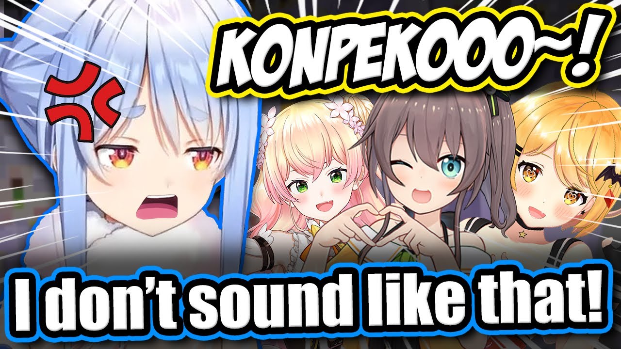 Pekora Gets Triggered By Her Teammates' Impersonations - Sports Festival Minecraft【ENG Sub Hololive】