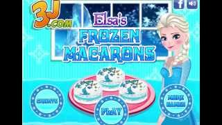 Elsa Frozen Macaroons Baking Game Movie - Cooking Game Girls Kids screenshot 4