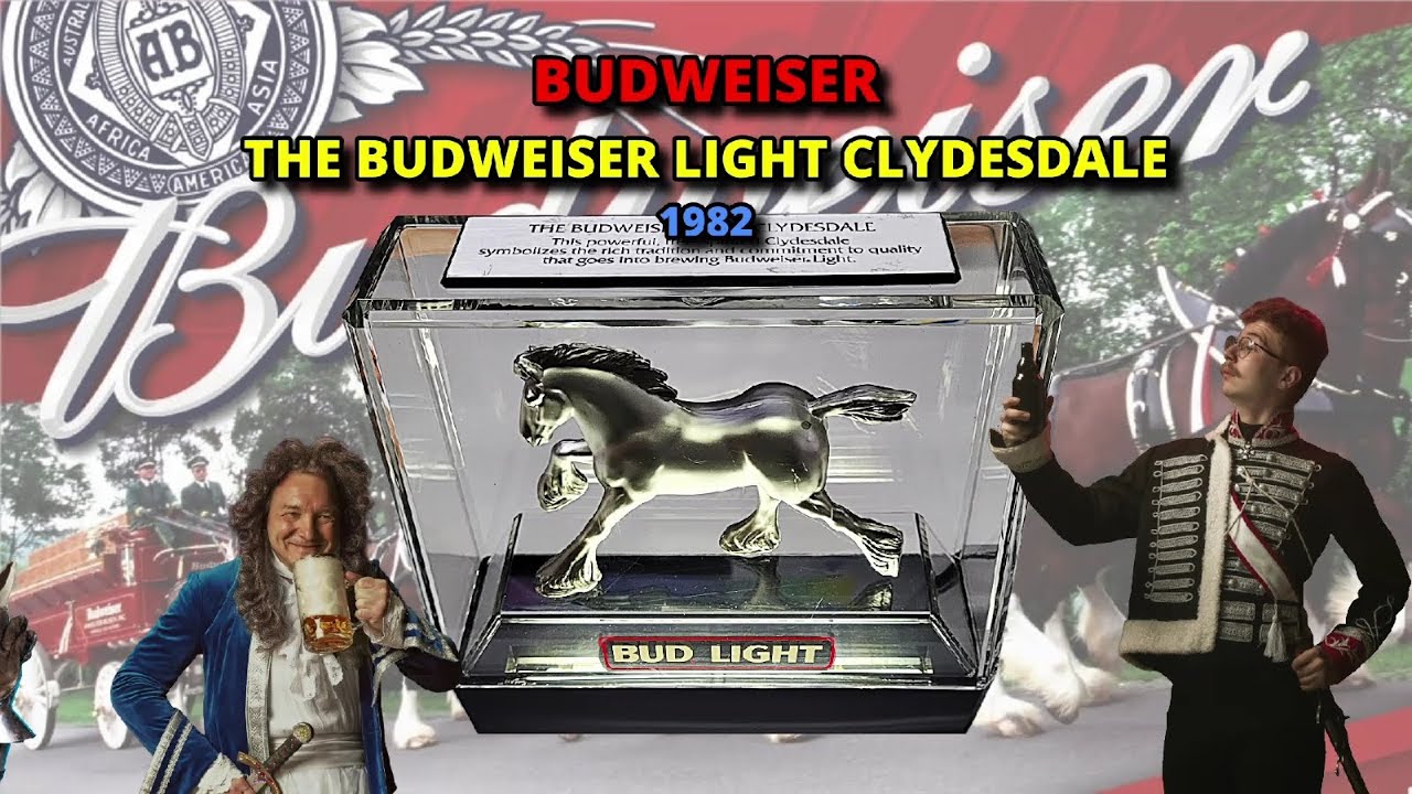 My Bar Needed a Horse 🐎 | 1982 Budweiser Bud Light Clydesdale