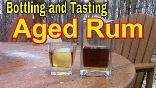 Bottling Aged Rum and Tasting