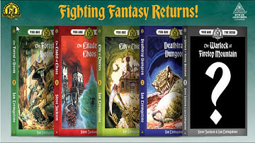 Fighting Fantasy Books Are Back - Steve Jackson Games Update