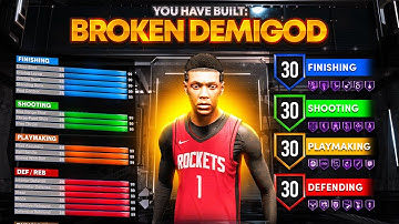GAMEBREAKING "4-WAY DEMIGOD" BUILD IS THE BEST BUILD in NBA 2K23! NEW DEMIGOD BUILD! Best Build 2k23