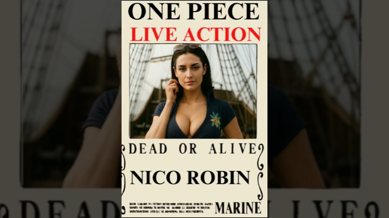 One Piece Live Action – Nico Robin (AI Fan Art) 