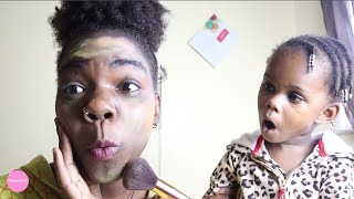 2 YEAR OLD DOES  MY MAKE-UP (old video) | Thanks2Traa&#39;