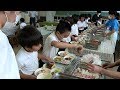種子島の学校活動：現和小学校バイキング給食