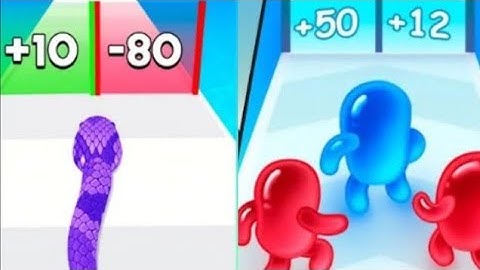 Snake Run vs Join Blob Clash | Satisfying ASMR Gameplay | Android iOS Games