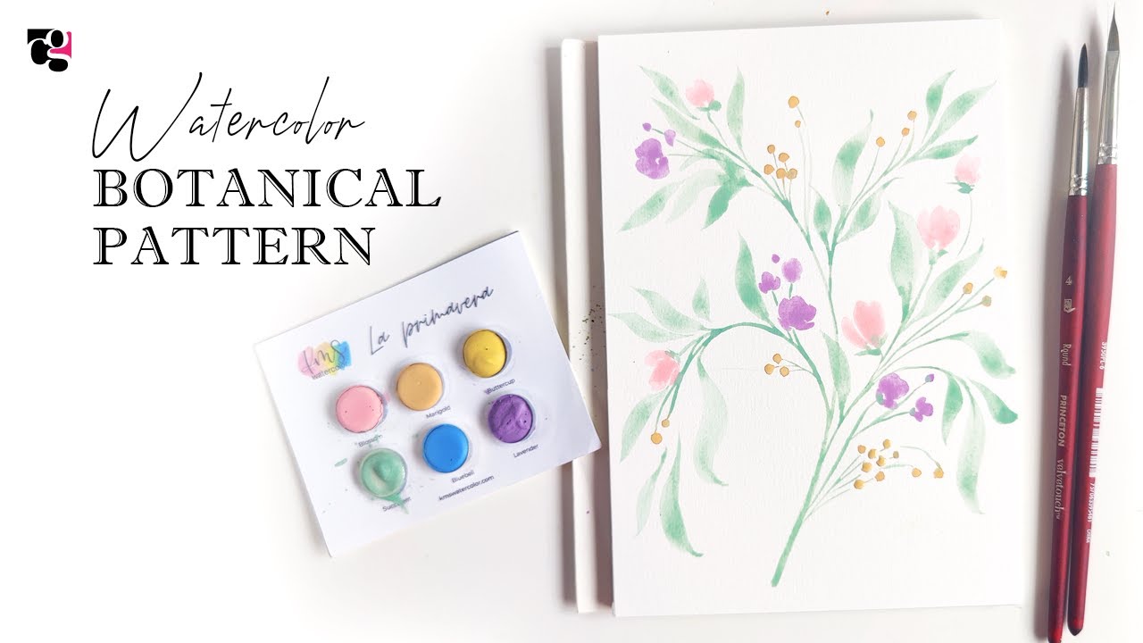 Watercolor Painting with the Princeton Petals Brush