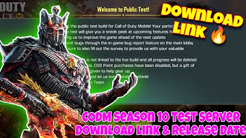 codm season 10 test server update 2025| codm test server 2025 | cod mobile test server download link