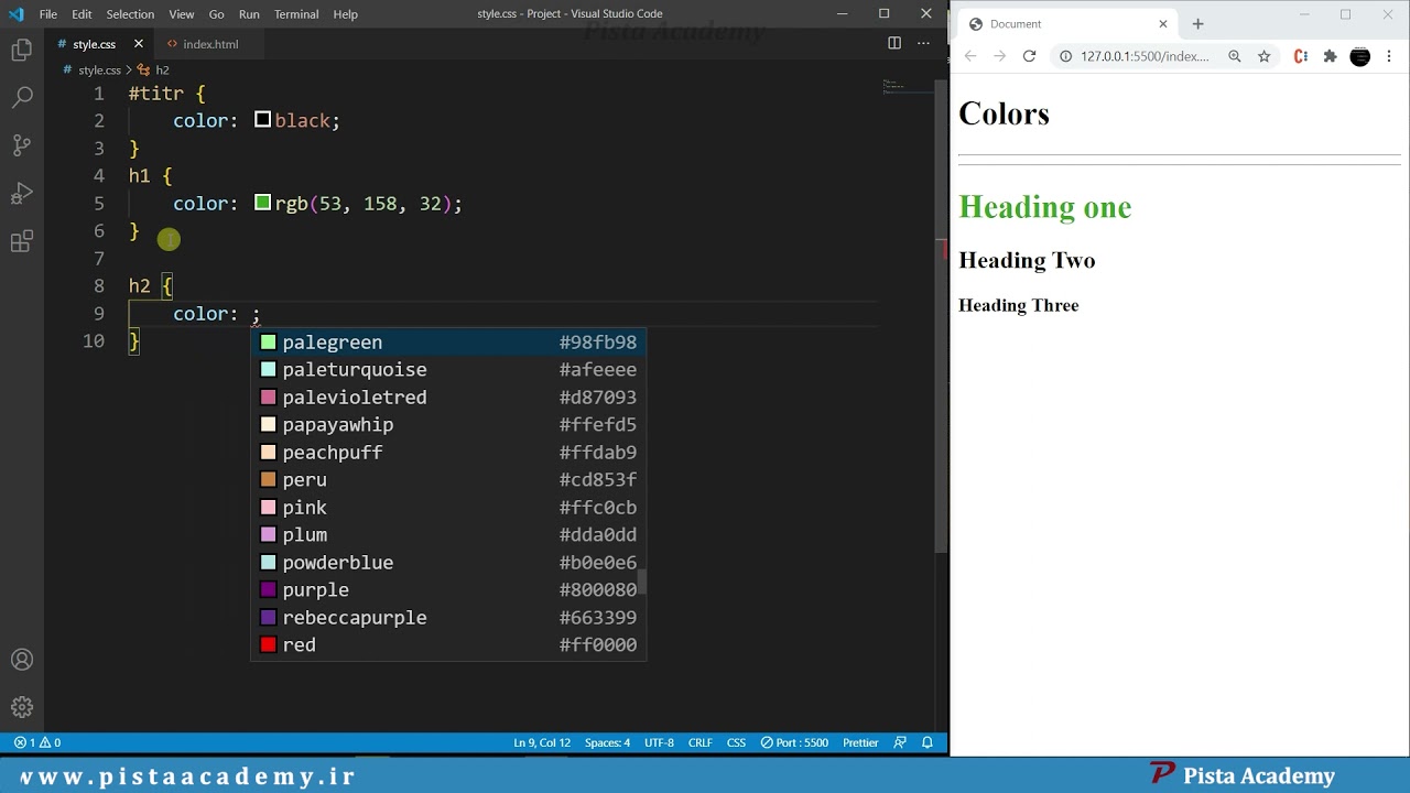 HTML & CSS -  جلسه هجدهم
