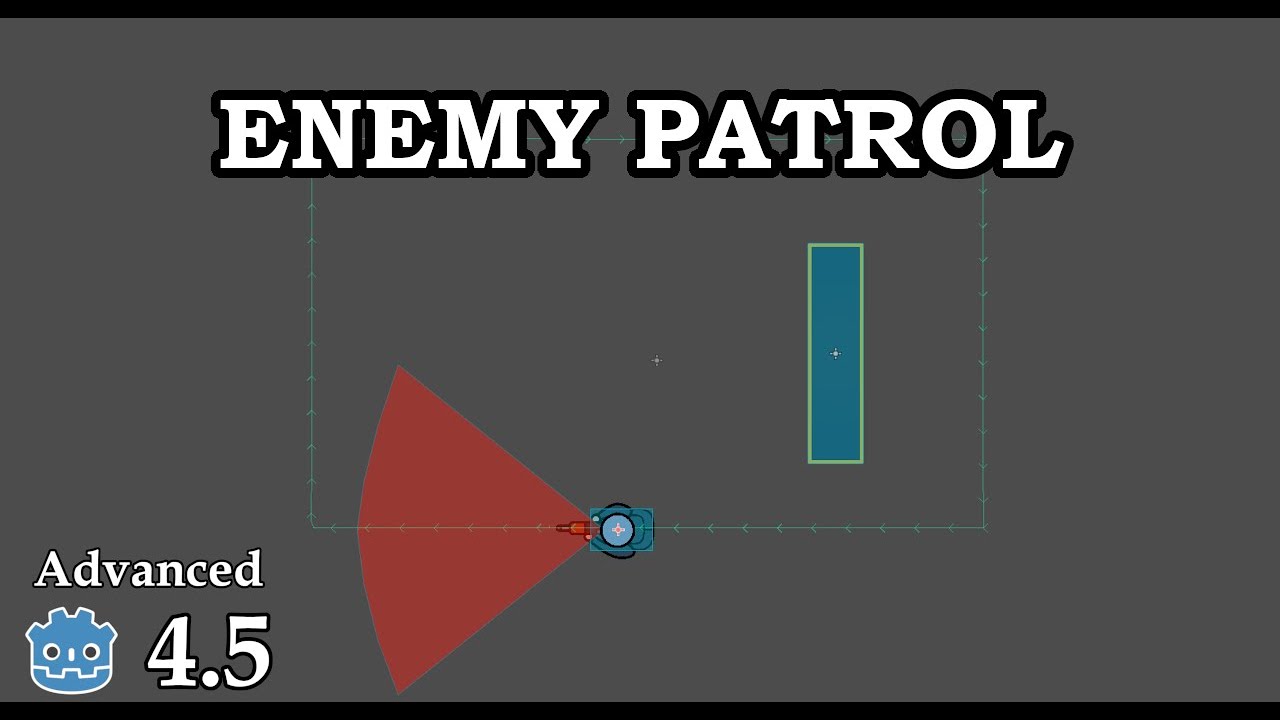 How to create a enemy patrol - Learn Godot 4 2D- no talking - YouTube