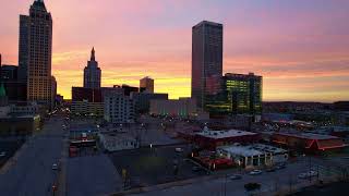 Downtown Tulsa / Blue Dome District Sunset