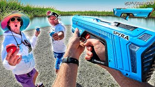 NONSTOP WATER GUN and WATER BOMBS | The SPYRA Go!