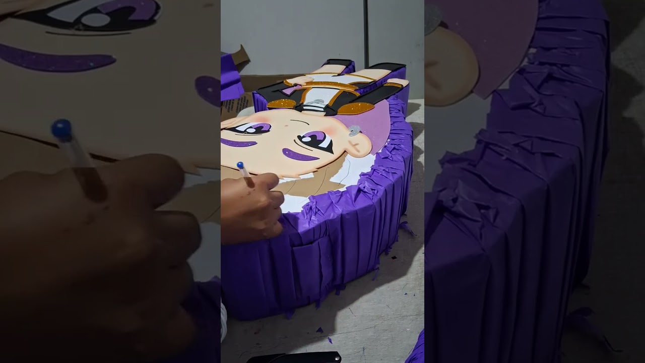 Piñata huntrix guerreras kpop ...trenza de rumi 