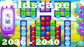 Wildscapes Level 2036 - 2040 HD Walkthrough | 3 - match game | gameplay | android | ios | pc | app