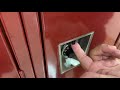 Open locker PULASKI ENGLISH