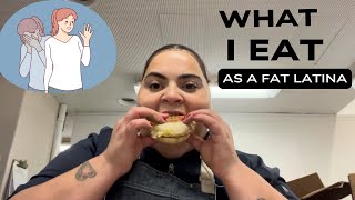 What I eat in a day as a fat person