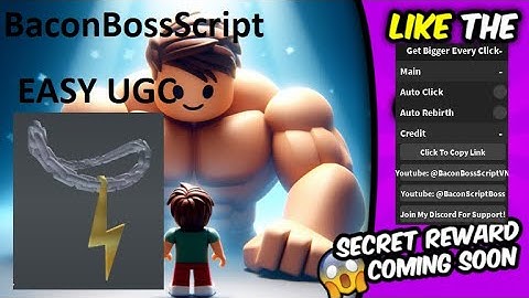 [FREE UGC] Get Bigger Every Click OP SCRIPT (SUPER EASY UGC)