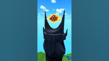 Barad Dur Tower | Minecraft Timelapse #minecraft #build #minecraftbuilding #timelapse #cinematic