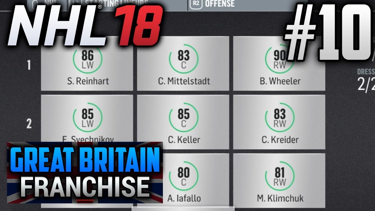 NHL 18 | Great Britain Franchise Mode | EP10 | LIKING THE LOOKS OF THIS TEAM! (S3 OFFSEASON)