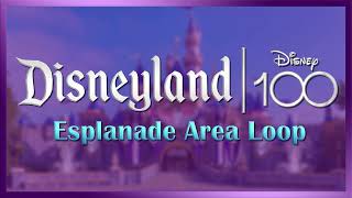 Disney100 Celebration Esplanade Area Loop | Disneyland 2023