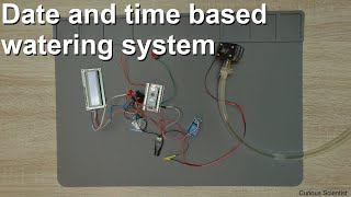 Date and time based watering system using an Arduino and a RTC module