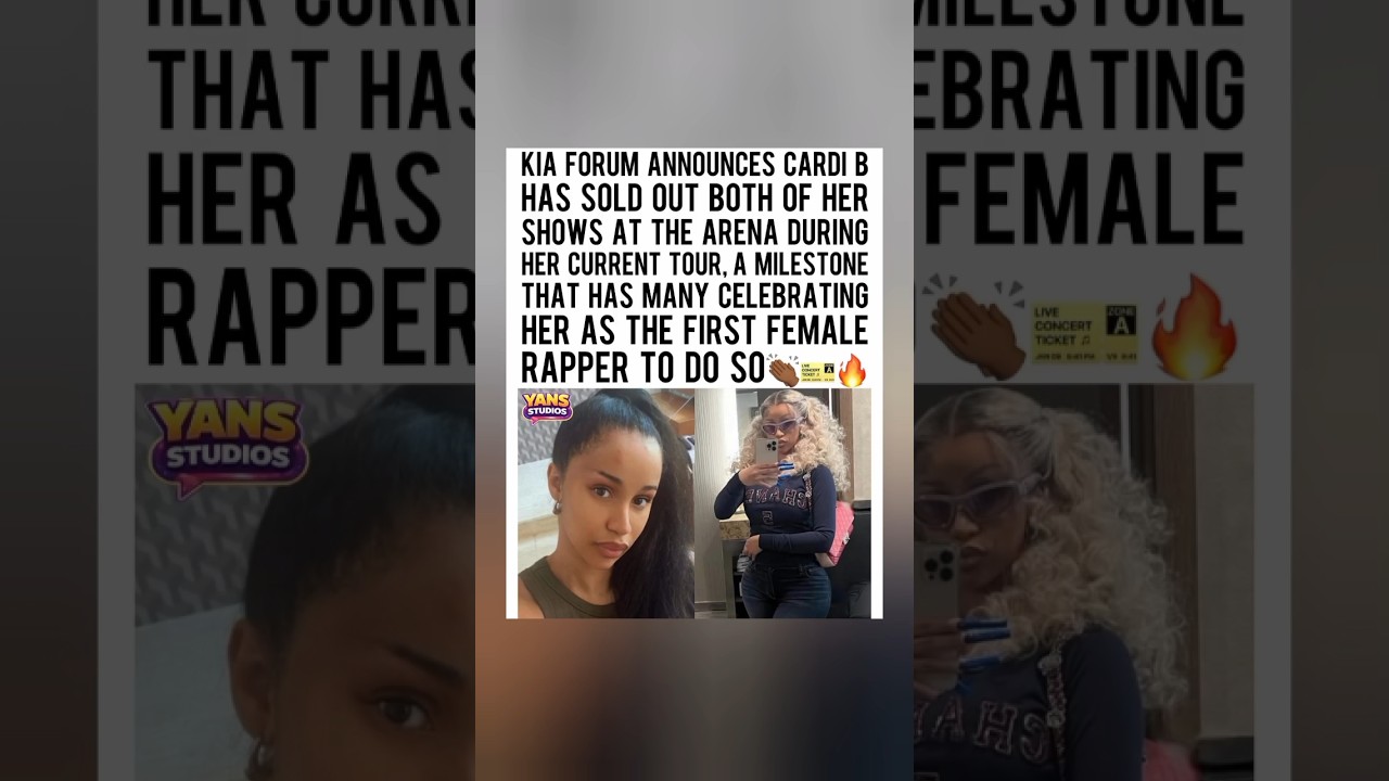 Cardi B Makes History as First Female Rapper to Sell Out Los Angeles' Kia Forum 👑