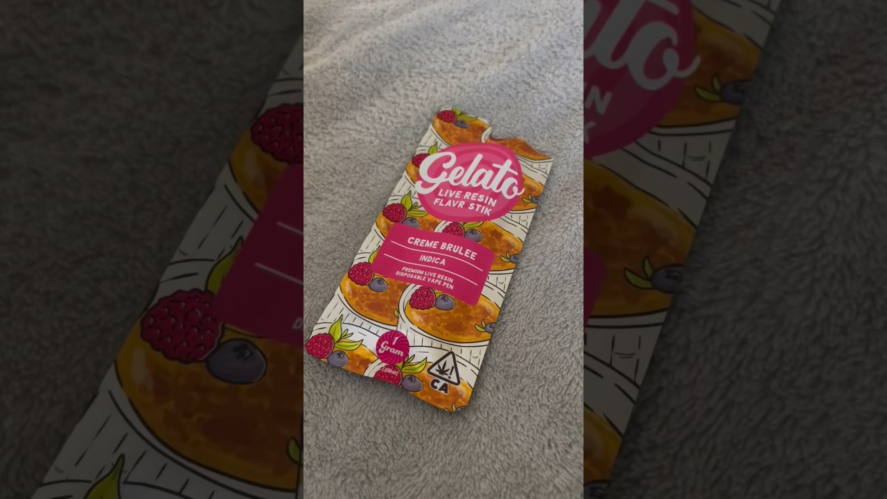 GELATO CRÈME BRÛLÉE DISPOSABLE UNBOXING 💨 