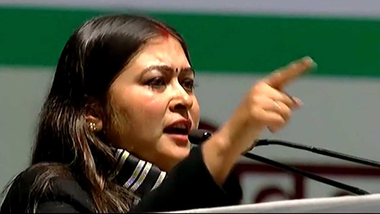 ragini-nayak-at-aicc-session-talkatora-stadium-new-delhi-youtube