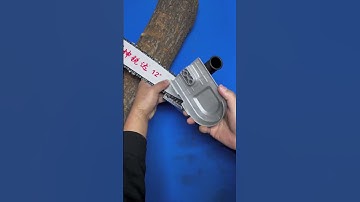 #Angle Grinder Modified into Chainsaw#High-Performance Practical Tool#Original Work Promotion Assist