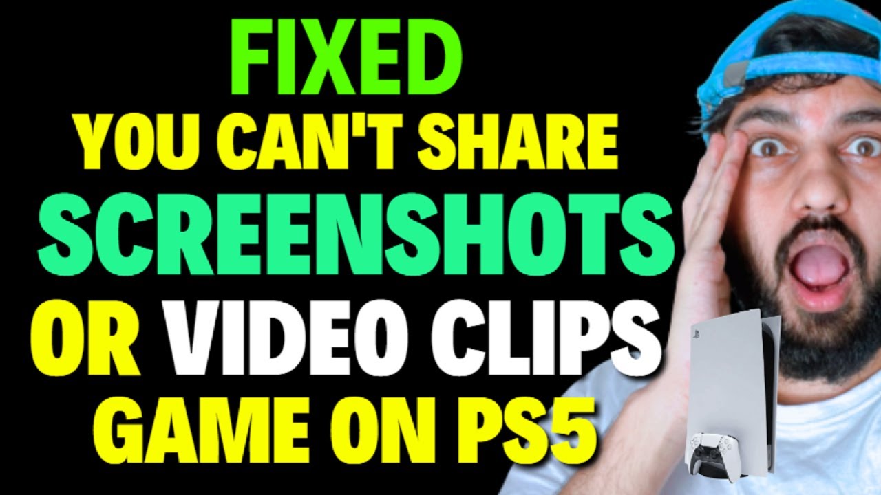 How to Fix You Can't Share Screenshots or Video Clips from this Game on ...