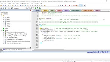 STM32|Phần 1.2-STM32F013C8 giao tiếp chớp tắt 8 LED đơn/STM32 with LED