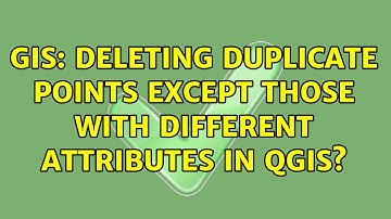 GIS: Deleting duplicate points except those with different attributes in QGIS? (2 Solutions!!)