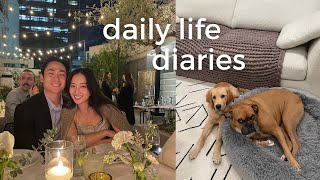 daily life diaries | wedding season, deep cleaning the house (again), ollie's first puppuccino