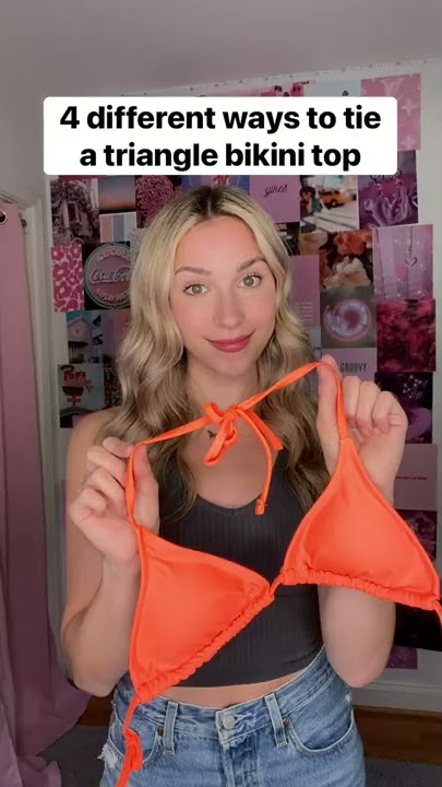 Triangle Bikini Top Hack!! #Shorts