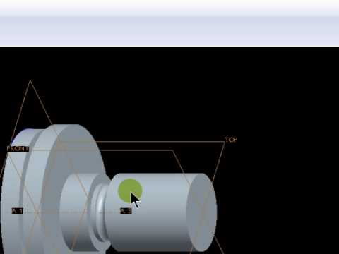 Pro| Engineer shaft features: Neck, Flange, and slots