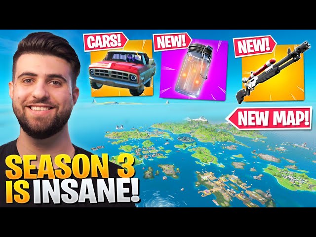 Everything Epic Didn T Tell You In The Season 3 Update New Map Cars More Fortnite