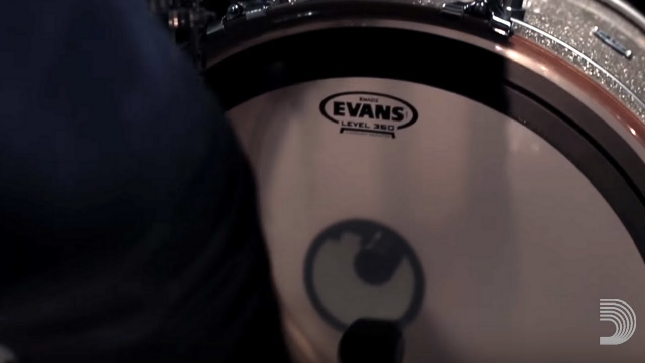 evans emad2 clear bass drum head