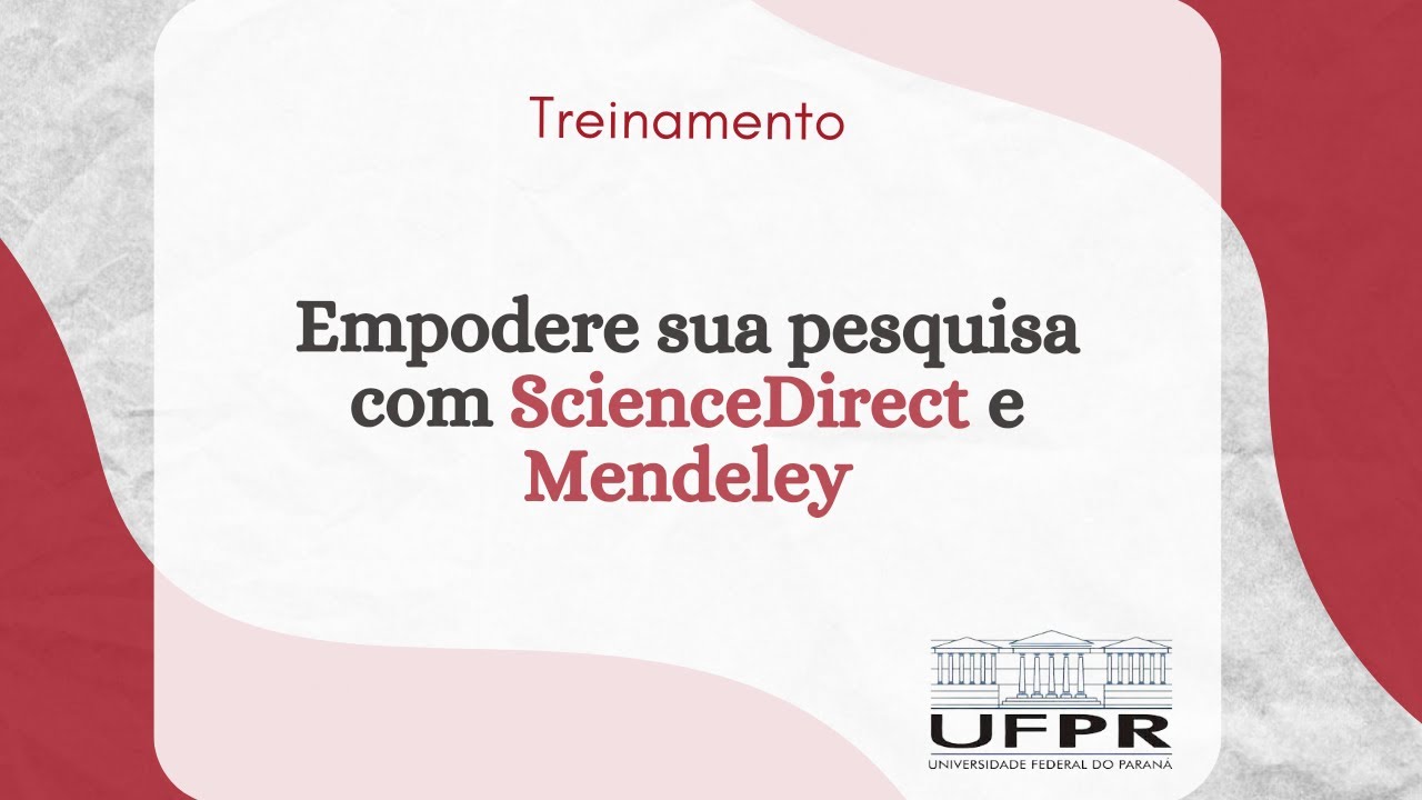 Empodere sua pesquisa com ScienceDirect & Mendeley YouTube